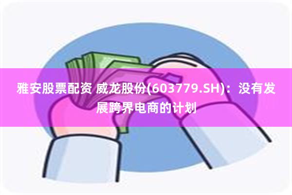 雅安股票配资 威龙股份(603779.SH)：没有发展跨界电商的计划